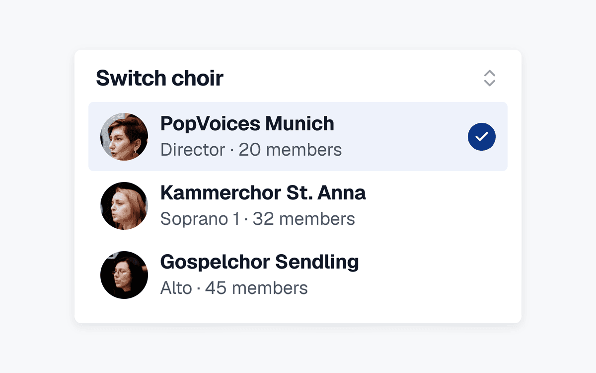 Multi-Choir Support