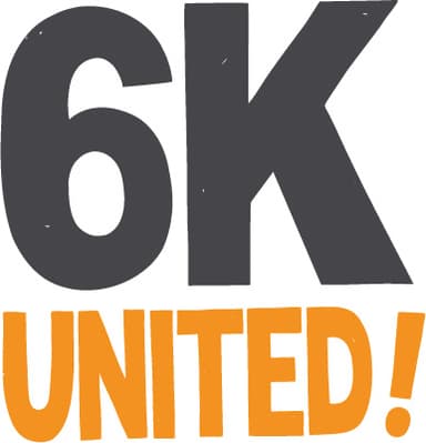 6K UNITED! Logo