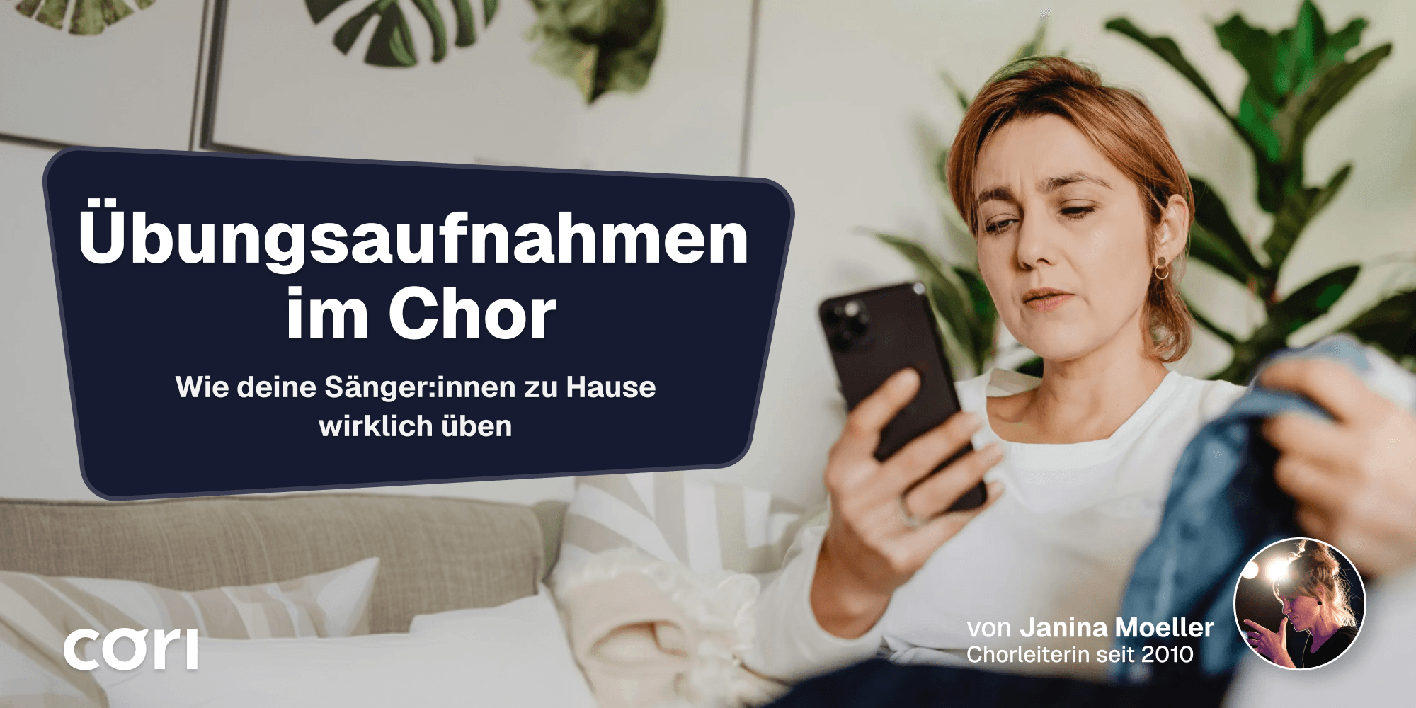 Übungsaufnahmen im Chor: Wie deine Sänger:innen zu Hause wirklich üben