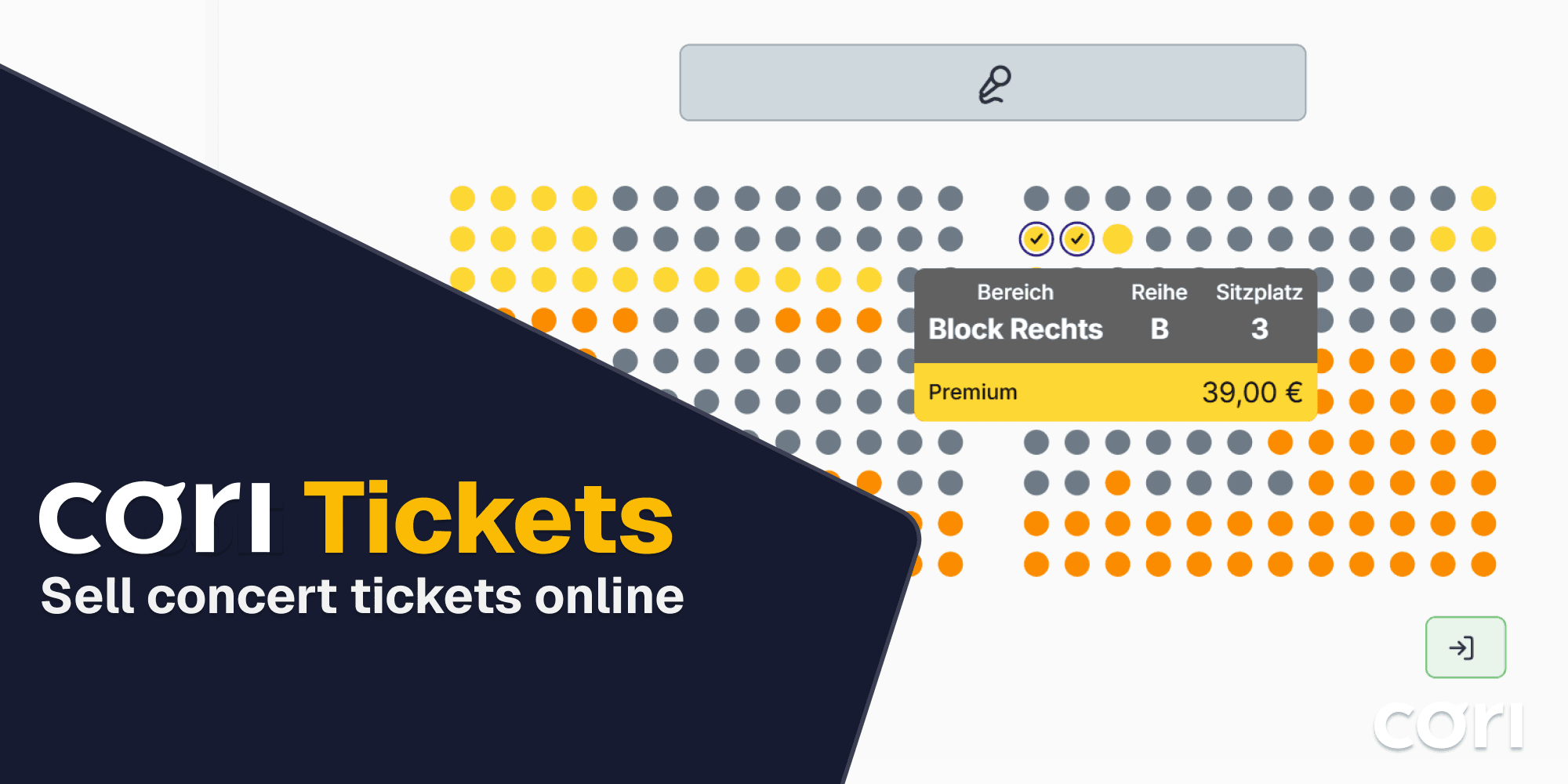 Vendita di biglietti per cori: vendere online i biglietti dei concerti senza canone fisso