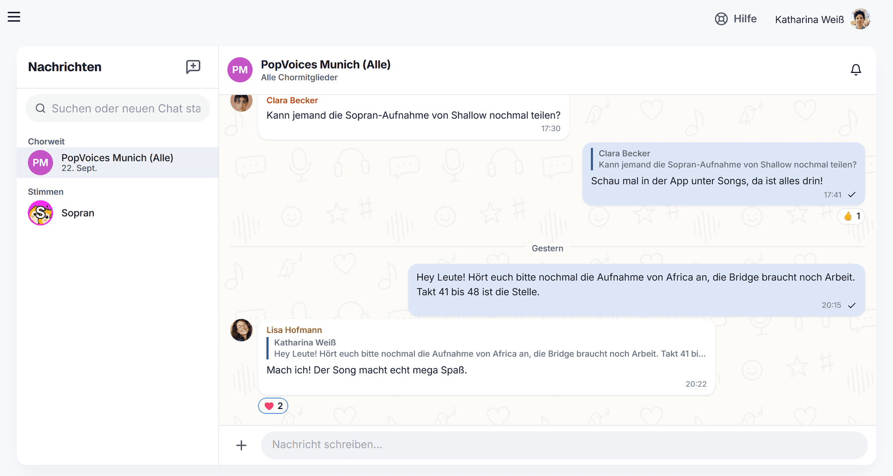 Kurzfristiges erreicht alle rechtzeitig