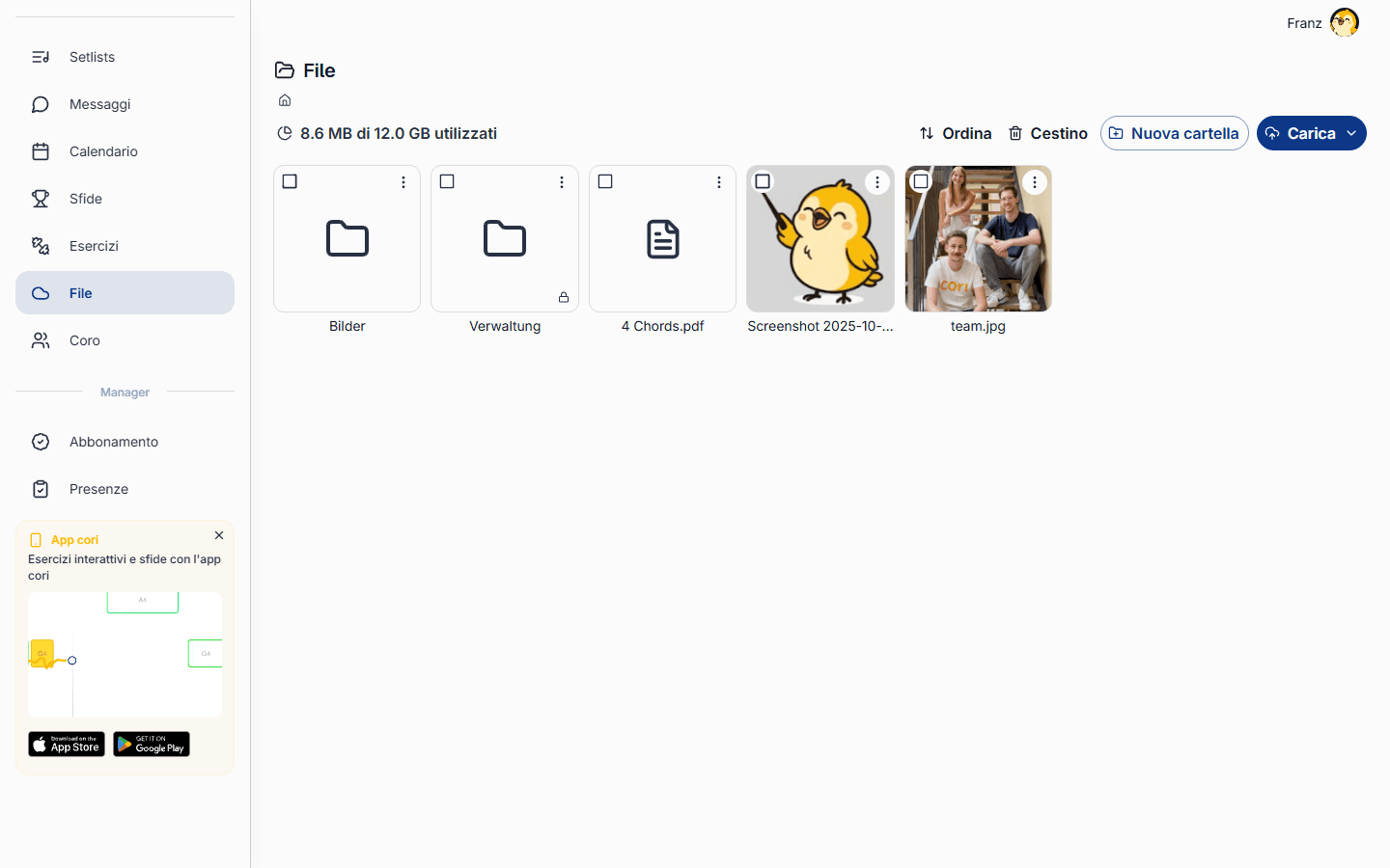 Usare il Drive